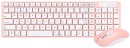 Bonelk-KM-322-Slim-Wireless-Keyboard-Mouse-Combo-Rose Sale