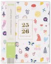 Otto-Large-Week-to-View-FY2526-Cute-Diary-White Sale