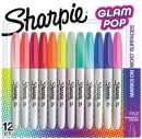 Sharpie-Assorted-Permanent-Markers-12-Pack-Glam-Pop Sale