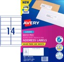 Avery-Laser-Address-Labels-14UP-120-Sheets Sale