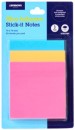 NEW-JBurrows-Ultra-Adhesive-Stick-it-Notes-3-Pack-Neon Sale