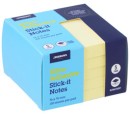 NEW-JBurrows-Ultra-Adhesive-Stick-it-Notes-5-Pack-Yellow Sale