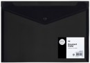 Keji-A4-Button-Document-Wallet-Black Sale