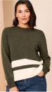 Regatta-Petites-Organic-Cotton-Blend-Jumper-OliveIvory Sale