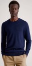 Blaq-Australian-Merino-Crew-Neck-Knit-Navy Sale