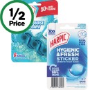 Harpic-Fresh-Power-Toilet-Rim-Block-Pk-1-or-Harpic-Hygienic-Fresh-Toilet-Stickers-Pk-2 Sale