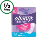 Always-Discreet-Pads-Pk-6-20 Sale