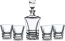 Royal-Doulton-Crystal-Prism-Decanter-Set-Decanter-4-Tumblers Sale