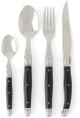 Heritage-24pc-Laguiole-Cutlery-Set-in-Black Sale