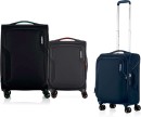 American-Tourister-Applite-5-Expandable-Suitcase-in-Black-and-Grey Sale