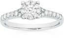 9ct-White-Gold-Diamond-Cluster-Ring Sale