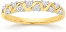 9ct-Gold-Diamond-Swirl-Anniversary-Band Sale