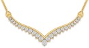 9ct-Gold-Diamond-V-Shape-Necklet Sale