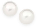 Sterling-Silver-8mm-Button-Cultured-FW-Pearl-Studs Sale