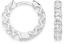 Sterling-Silver-Small-Inside-Out-Cubic-Zirconia-Huggies Sale