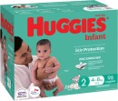 Huggies-Nappies-Newborn-108-Pack-Infant-96-Pack-or-Pure-Care-Nappy-Pants-4672-Pack-Selected-Varieties Sale