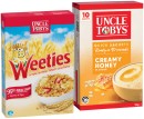 Uncle-Tobys-Rolled-Oats-Quick-Sachets-810-Pack-or-Weeties-Cereal-510g-Selected-Varieties Sale