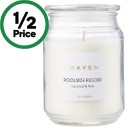 Haven-Poolside-Resort-Coconut-Lime-Soy-Blend-Candle Sale