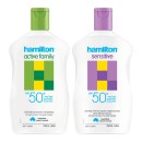 Hamilton-Active-Family-Sunscreen-Lotion-SPF50-250ml-or-Hamilton-Sensitive-Sunscreen-Lotion-SPF50-265ml Sale