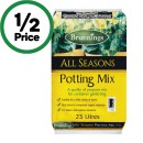 Brunnings-Potting-Mix-or-Pine-Bark-Mix-25-Litre Sale