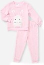 Fluffy-Pyjama-Set-Applique-Bunny-Pink Sale