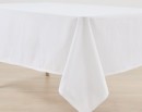 White-Extra-Large-Linen-Look-Table-Cloth Sale