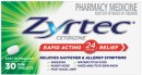 Zyrtec-Hayfever-Allergy-Relief-30-Mini-Tablets Sale