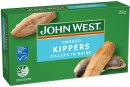 John-West-Smoked-Kipper-Fillets-in-Brine-or-Herring-Fillets-in-Tomato-Sauce-200g Sale