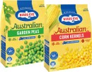 NEW-Birds-Eye-Snap-Frozen-Australian-Garden-Peas-or-Corn-Kernels-Value-Pack-825g Sale