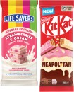 NEW-Nestl-Neapolitan-Block-Chocolate-160g-or-Life-Savers-Strawberries-Cream-Block-Chocolate-170g Sale