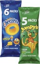 Cheezels-6-Pack-or-Jumpys-5-Pack Sale