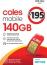 Coles-Mobile-195-Prepaid-SIM Sale