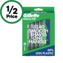 Gillette-Solo-3-Handle-with-20-Blade-Cartridges Sale