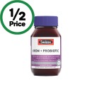 Swisse-Ultiboost-Iron-Probiotic-Capsules-Pk-30 Sale