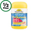 Natures-Way-Kids-Smart-Vita-Gummies-Omega-3-DHA-Fish-Oil-Pk-120 Sale