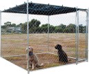 Galvanised-Pet-Enclosure-with-Sun-Shade-229x229x180cm Sale