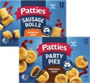 Patties-Party-Pies-or-Sausage-Rolls-12-Pack-450g-560g Sale