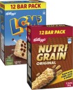 Kelloggs-Nutri-Grain-or-LCMs-12-Pack-240g-264g Sale