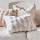 Prague-Faux-Fur-Oblong-Cushion-by-MUSE Sale