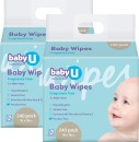 BabyU-Fragrance-Free-Wipes-240-Pack Sale