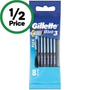 Gillette-Blue-3-Disposable-Razor-Pk-8 Sale