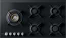 Asko-90cm-Cooktop-Gas-5-Burn-Volcano-Black-Glass Sale