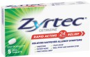 Zyrtec-Rapid-Acting-Hayfever-Allergy-Relief-10mg-Mini-Tablets-5-Pack Sale