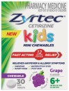 Zyrtec-Kids-Hayfever-Allergy-Relief-Grape-Flavour-30-Chewable-Mini-Tablets Sale