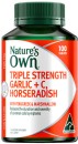 Natures-Own-Triple-Strength-Garlic-C-Horseradish-100-Tablets Sale