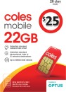 Coles-Mobile-25-Prepaid-SIM Sale