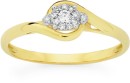 9ct-Gold-Diamond-Cluster-Ring Sale