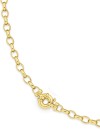 9ct-Gold-45cm-Solid-Oval-Belcher-Bolt-Ring-Necklet Sale