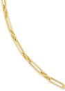 9ct-Gold-45cm-Solid-Paperclip-Necklace Sale