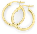 9ct-Gold-15mm-Square-Hoop-Earrings Sale